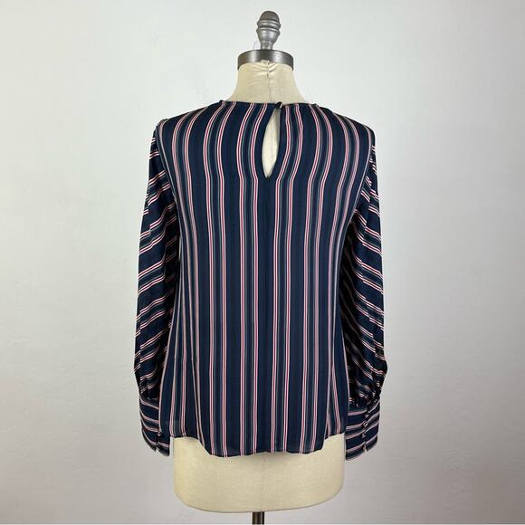 Intermix Multi Stripe Long Sleeve Top - Picture 6 of 7